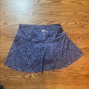 Athleta Blue Patterned Skirt